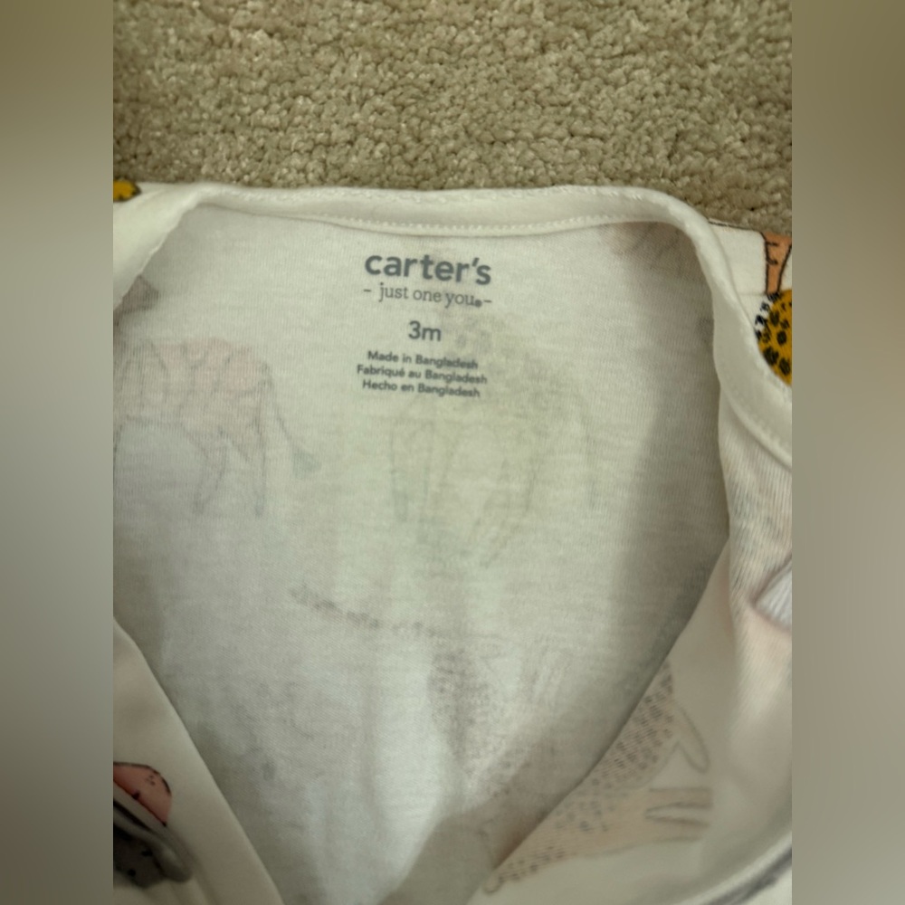Carter's Animal Print Onesie NWT - Picture 5 of 5